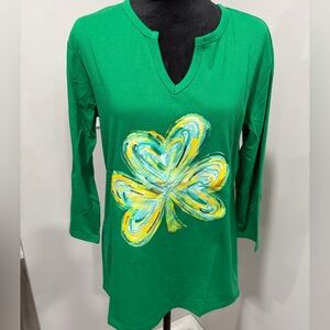Green Clover Women's Top